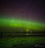 Aurora Australis over Mortimer bay