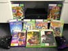 XBox 360 with a selection of games